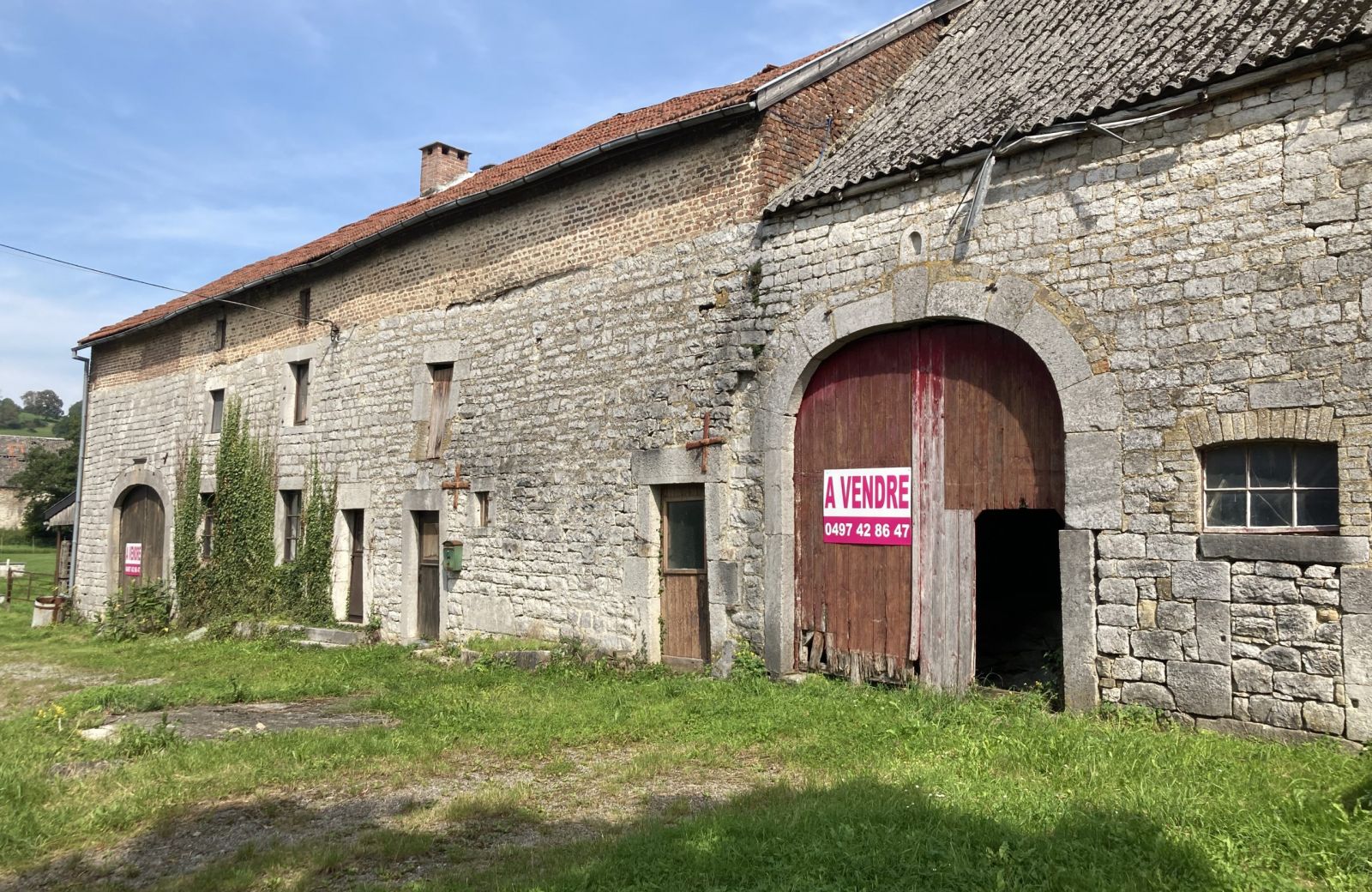 ANCIENNE FERME à VENDRE à SPRIMONT ( HOTCHAMPS ) VENDU Kadra