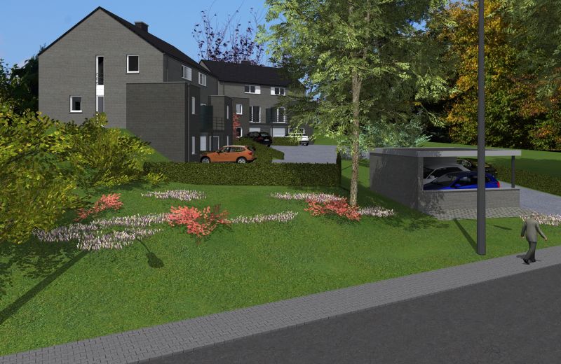 Projet à Sprimont  4 villas avec permis d'urbanisme - 2
