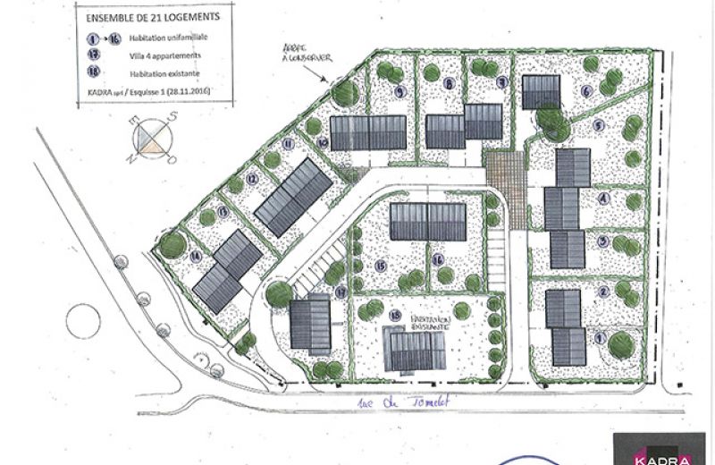 Projet d'urbanisation d'une propriété en 21 lots - 2